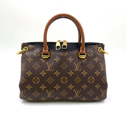 Louis Vuitton Pallas BB Noir Monogram Leather Brown Black Handbag