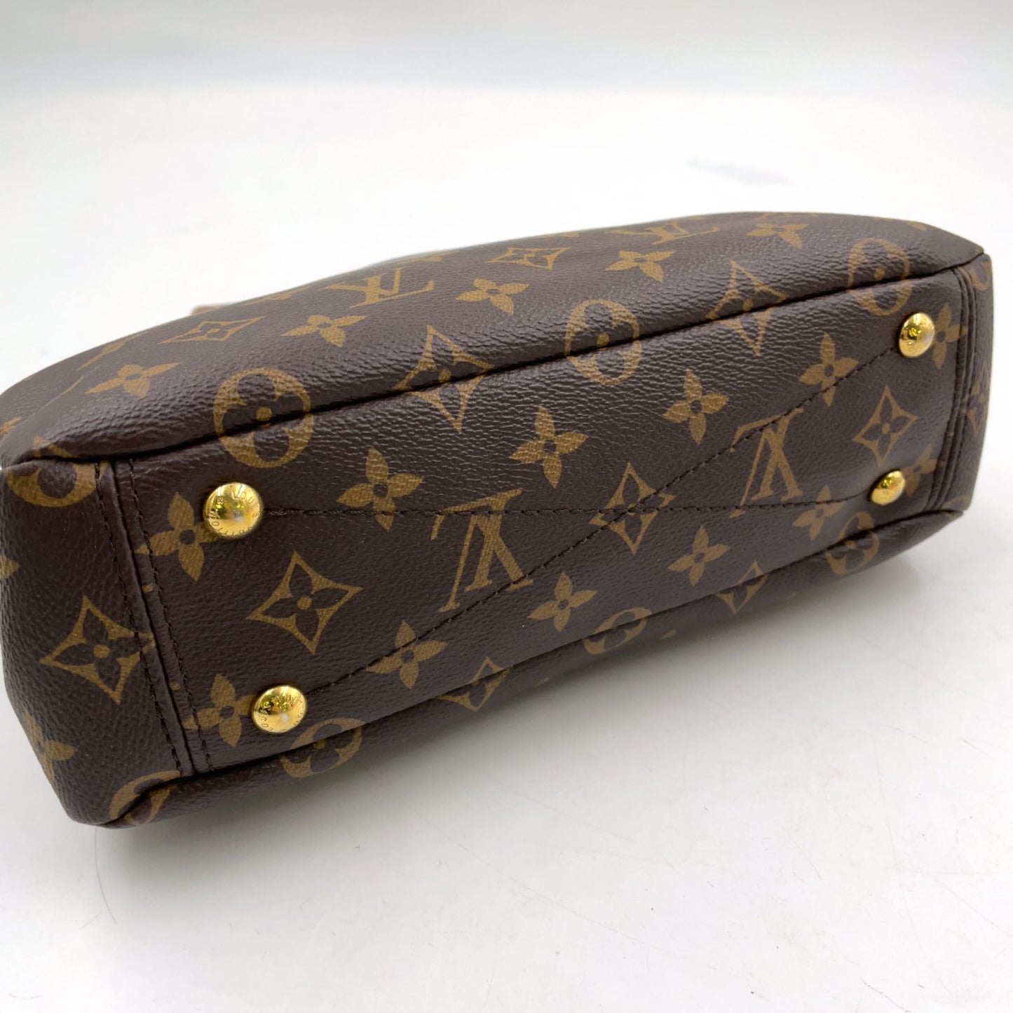 Louis Vuitton Pallas BB Noir Monogram Leather Brown Black Handbag — view 7