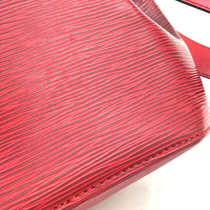 Louis Vuitton Sac Depot Epi Castilian Red Leather Shoulder Bag — view 6