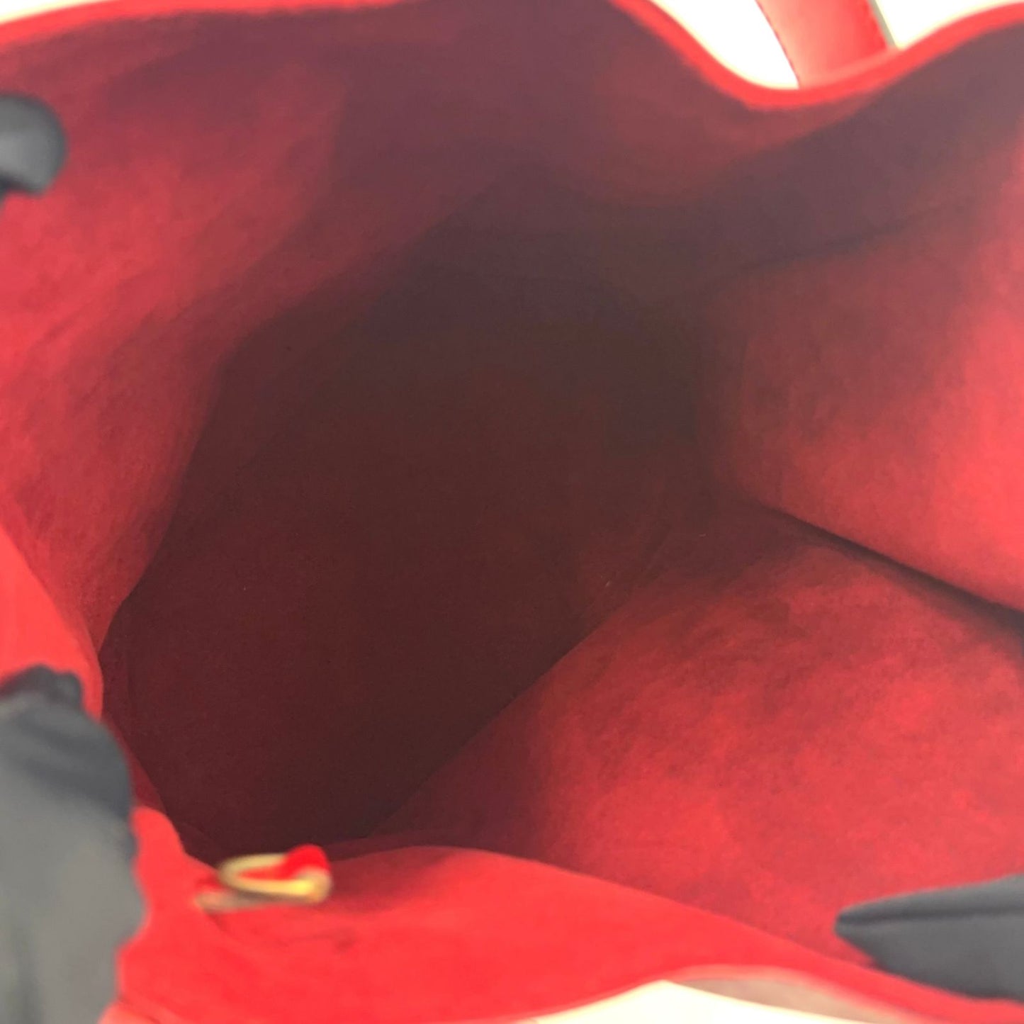 Louis Vuitton Sac Depot Epi Castilian Red Leather Shoulder Bag — view 3