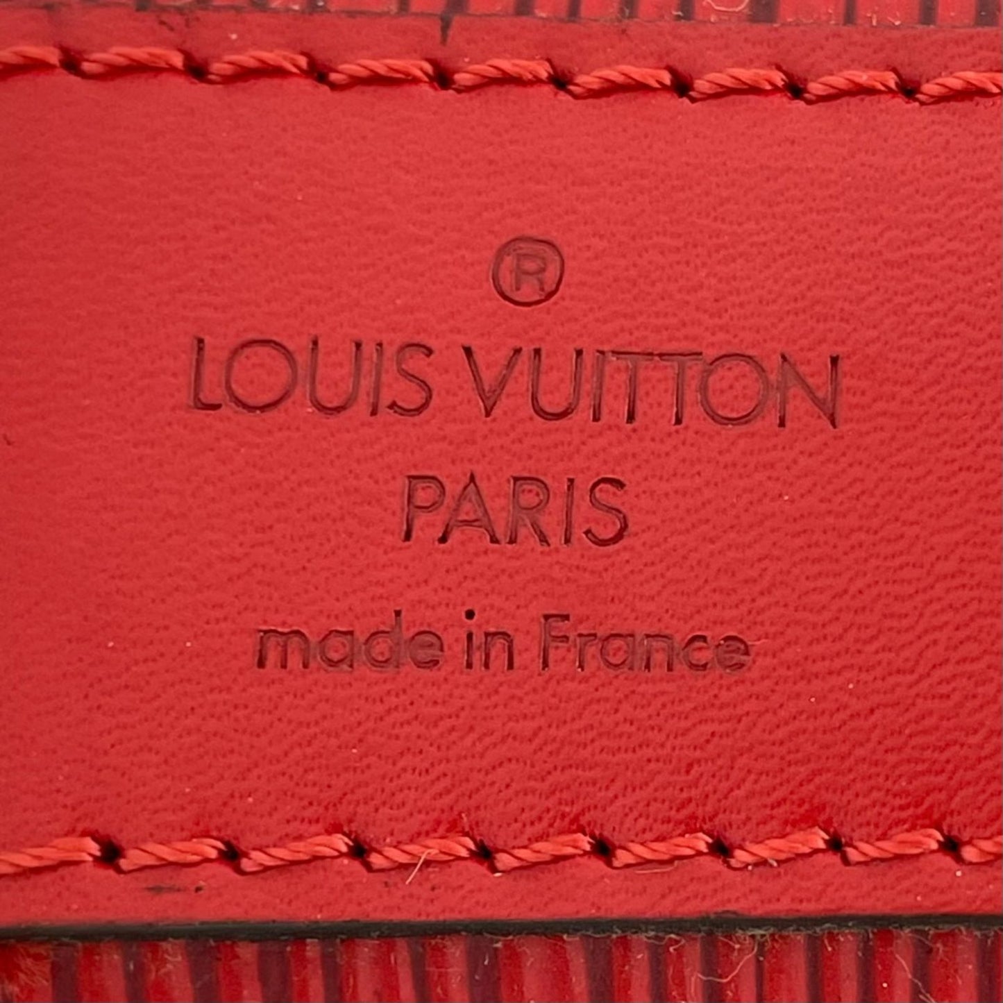 Louis Vuitton Sac Depot Epi Castilian Red Leather Shoulder Bag — view 4