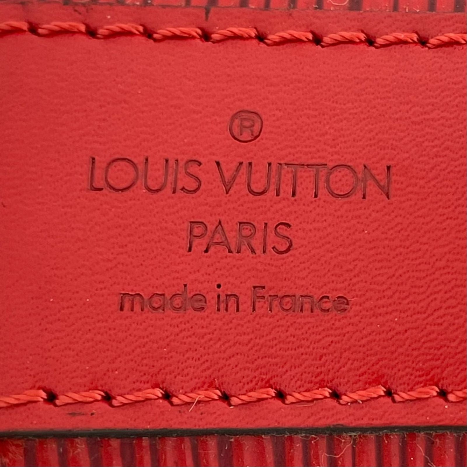 Louis Vuitton Sac Depot Epi Castilian Red Leather Shoulder Bag — view 4