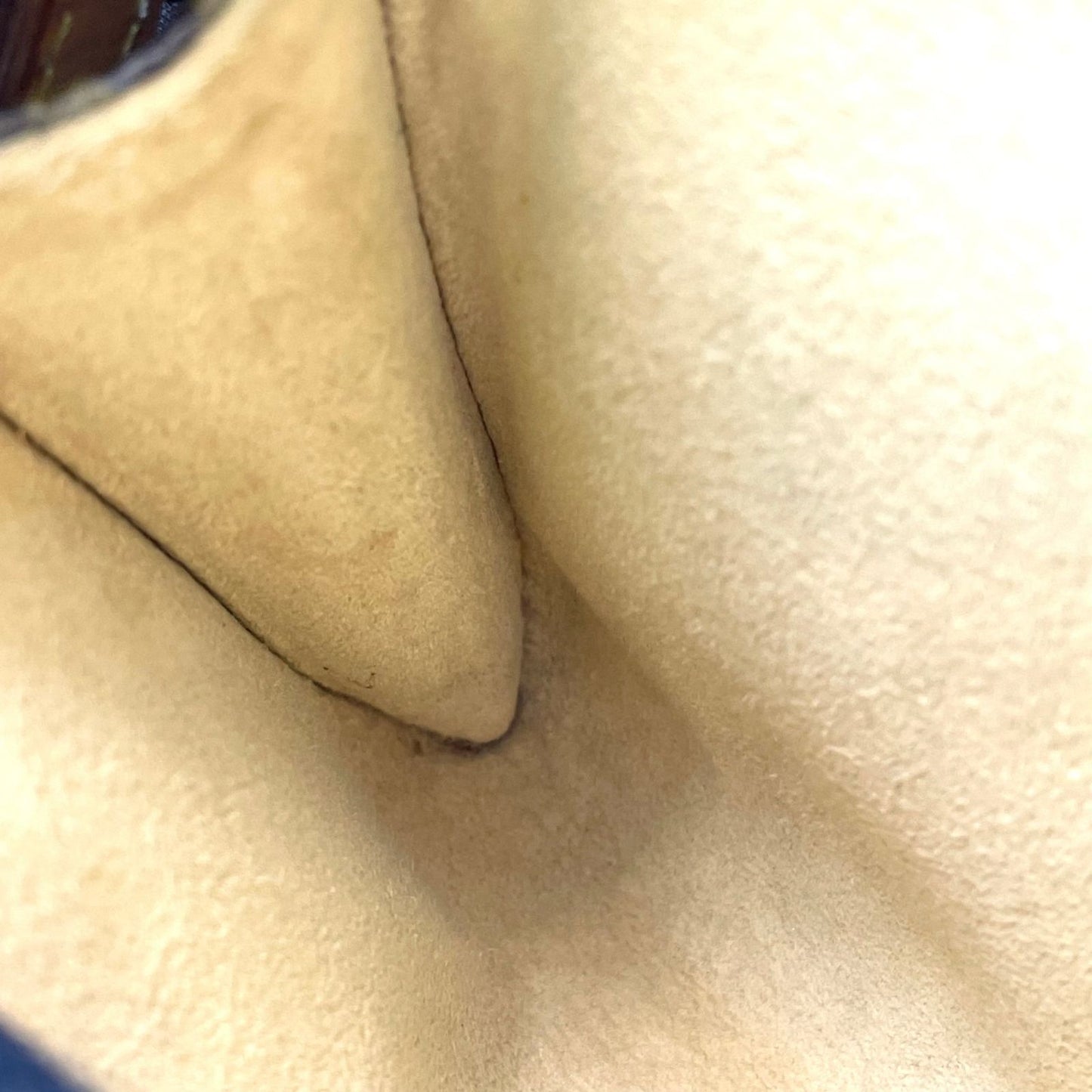Louis Vuitton Pochette Twin PM Monogram Leather Brown Shoulder Bag Gold — view 6
