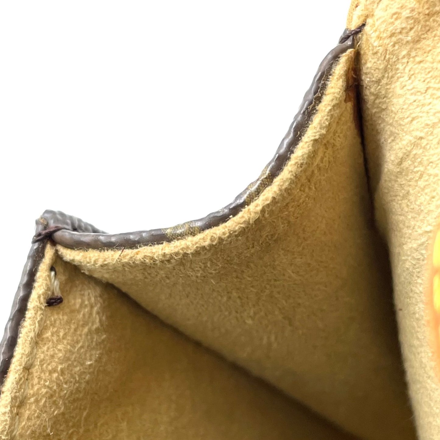 Louis Vuitton Pochette Twin PM Monogram Leather Brown Shoulder Bag Gold — view 8
