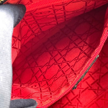 Dior Lady Lambskin Black Handbag Gold — view 5