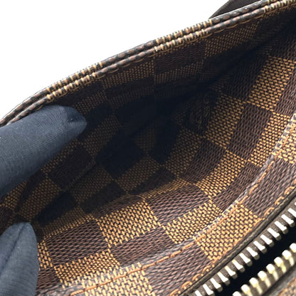 Louis Vuitton Damier Geronimos Brown Belt Bag Gold — view 6
