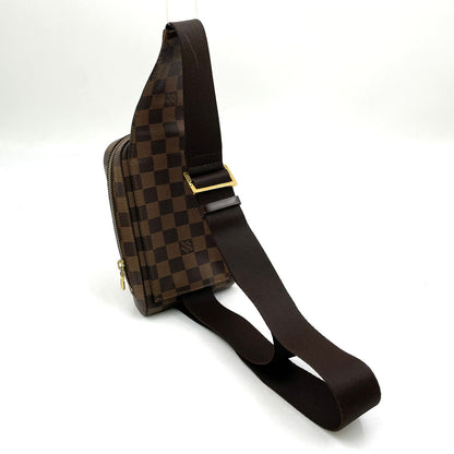 Louis Vuitton Damier Geronimos Brown Belt Bag Gold — view 2