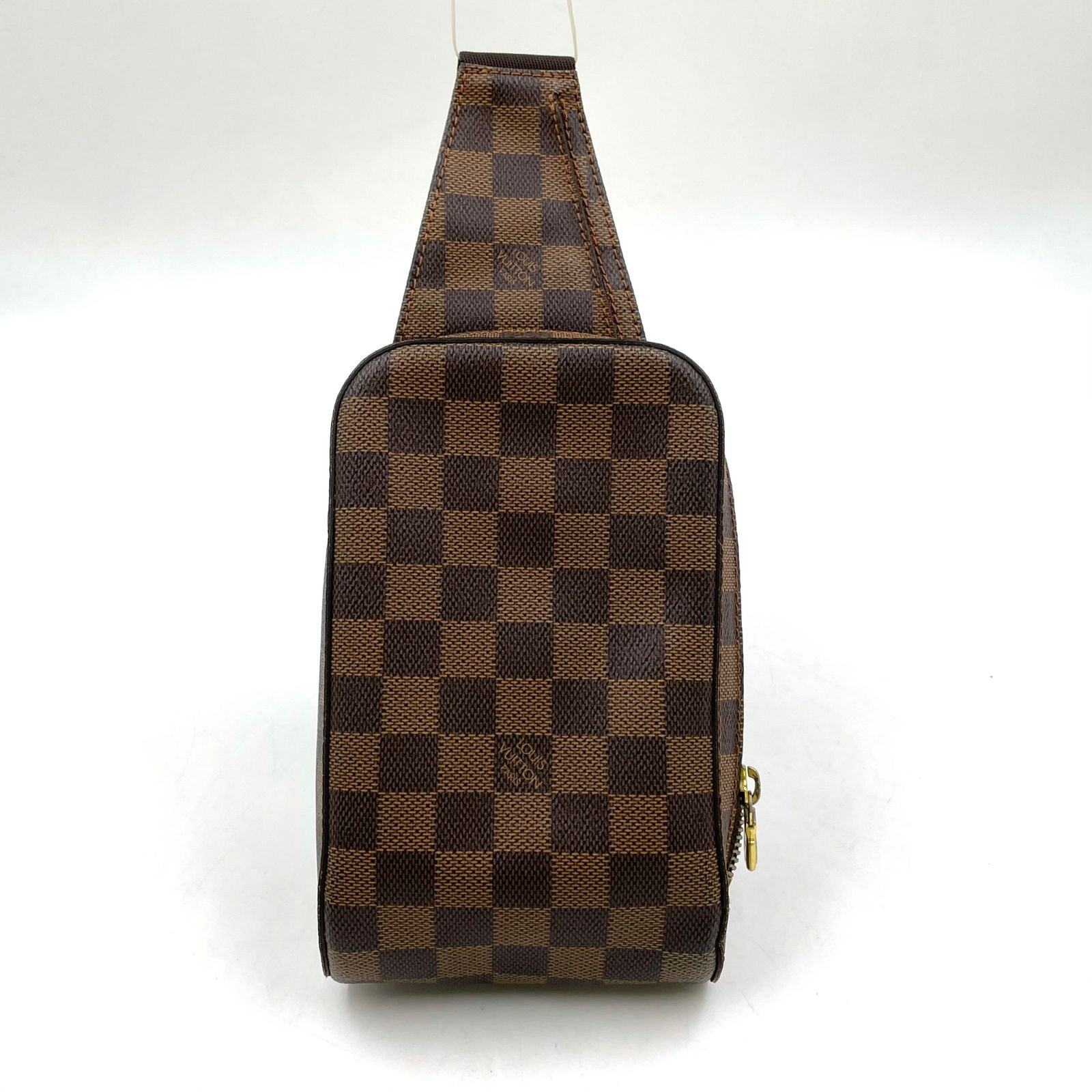 Louis Vuitton Damier Geronimos Brown Belt Bag Gold