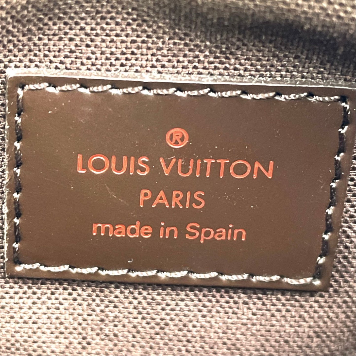 Louis Vuitton Damier Geronimos Brown Belt Bag Gold — view 4