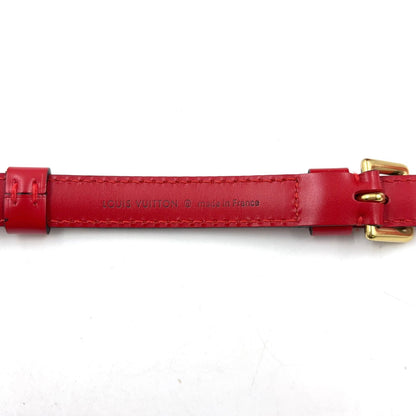 Louis Vuitton Alma Epi Castilian Red Leather Handbag Gold — view 9