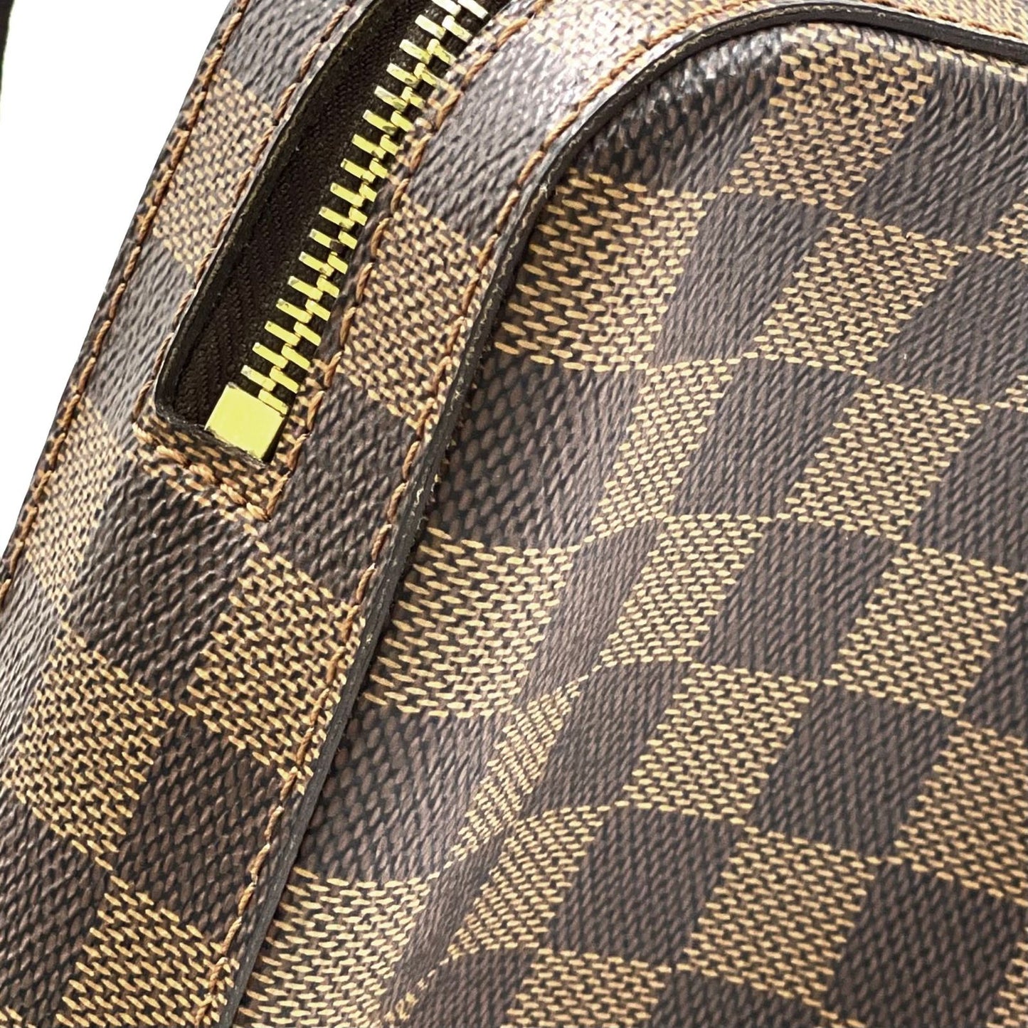 Louis Vuitton Damier Geronimos Brown Belt Bag Gold — view 7
