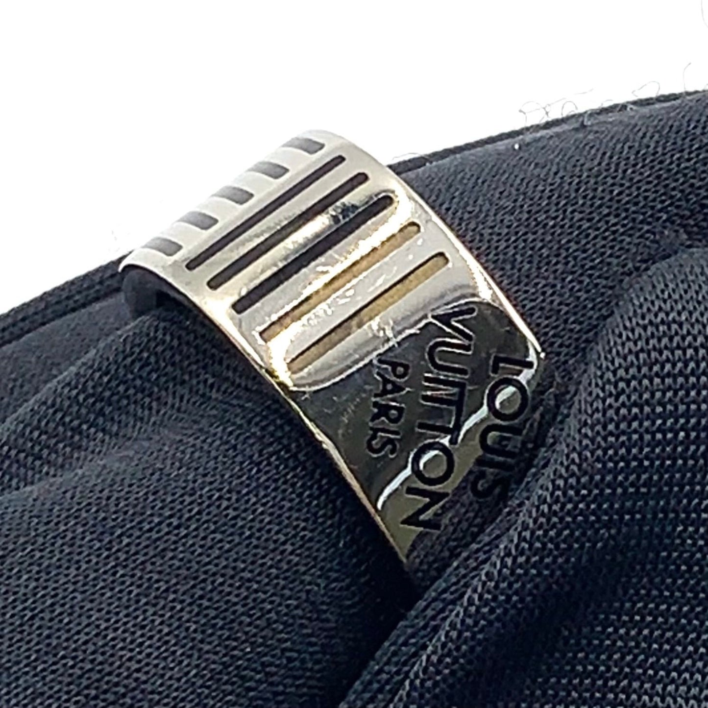 Louis Vuitton Bag Damier Colors Metal Silver Black Ring — view 6