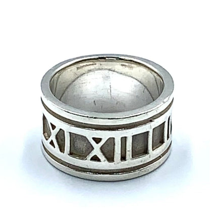 Tiffany & Co Atlas Lock Silver Ring