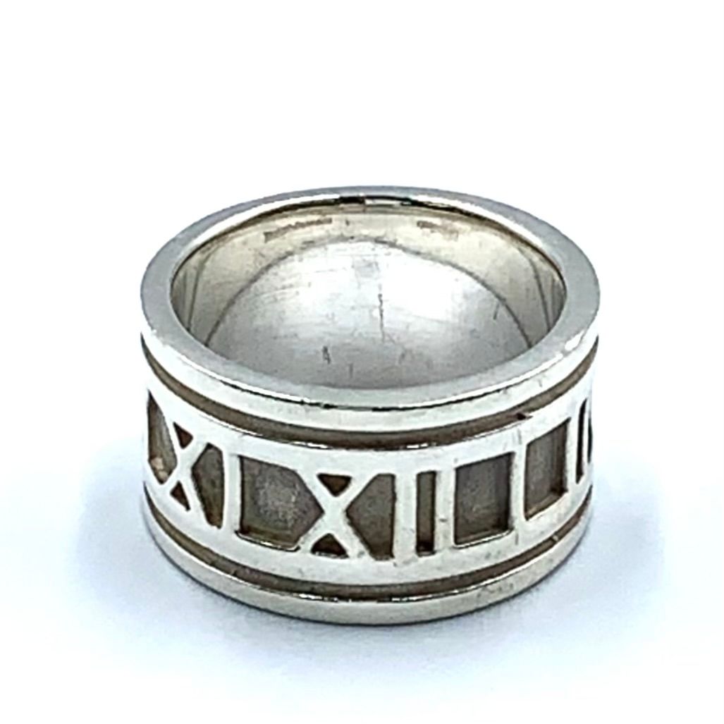 Tiffany & Co Atlas Lock Silver Ring