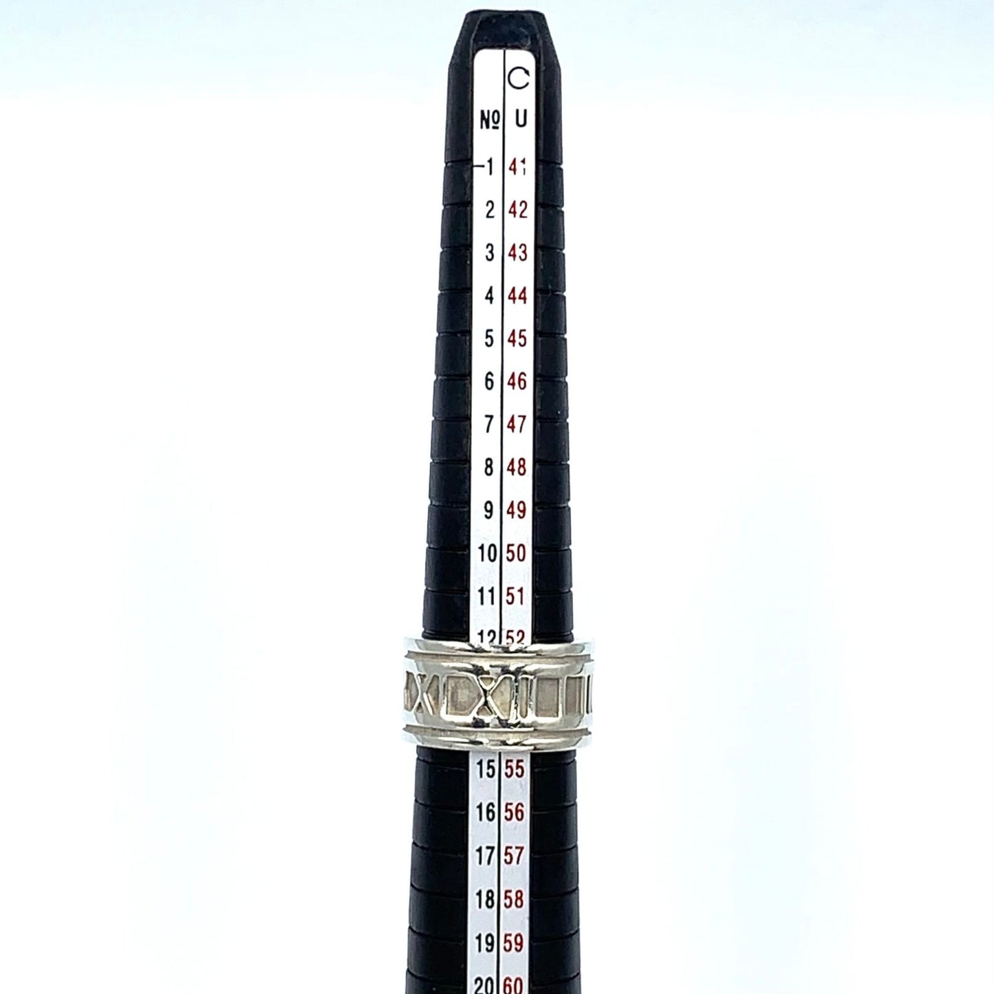 Tiffany & Co Atlas Lock Silver Ring — view 9