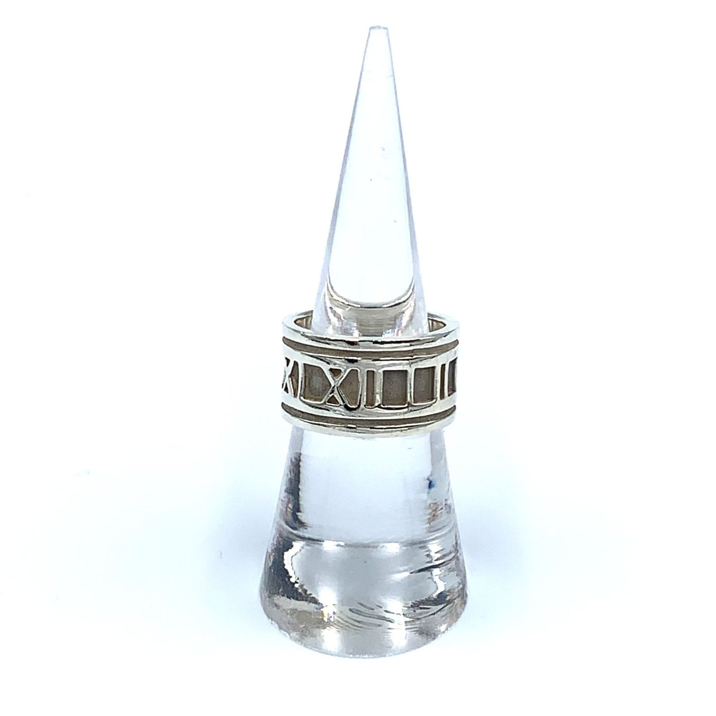 Tiffany & Co Atlas Lock Silver Ring — view 4