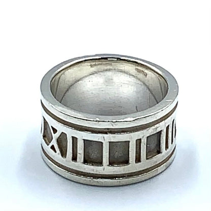 Tiffany & Co Atlas Lock Silver Ring