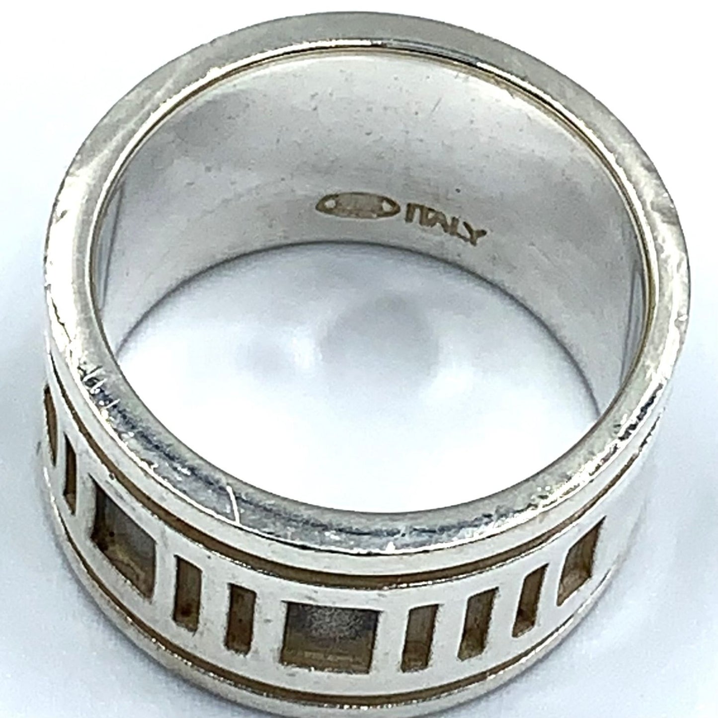 Tiffany & Co Atlas Lock Silver Ring — view 7