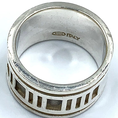 Tiffany & Co Atlas Lock Silver Ring