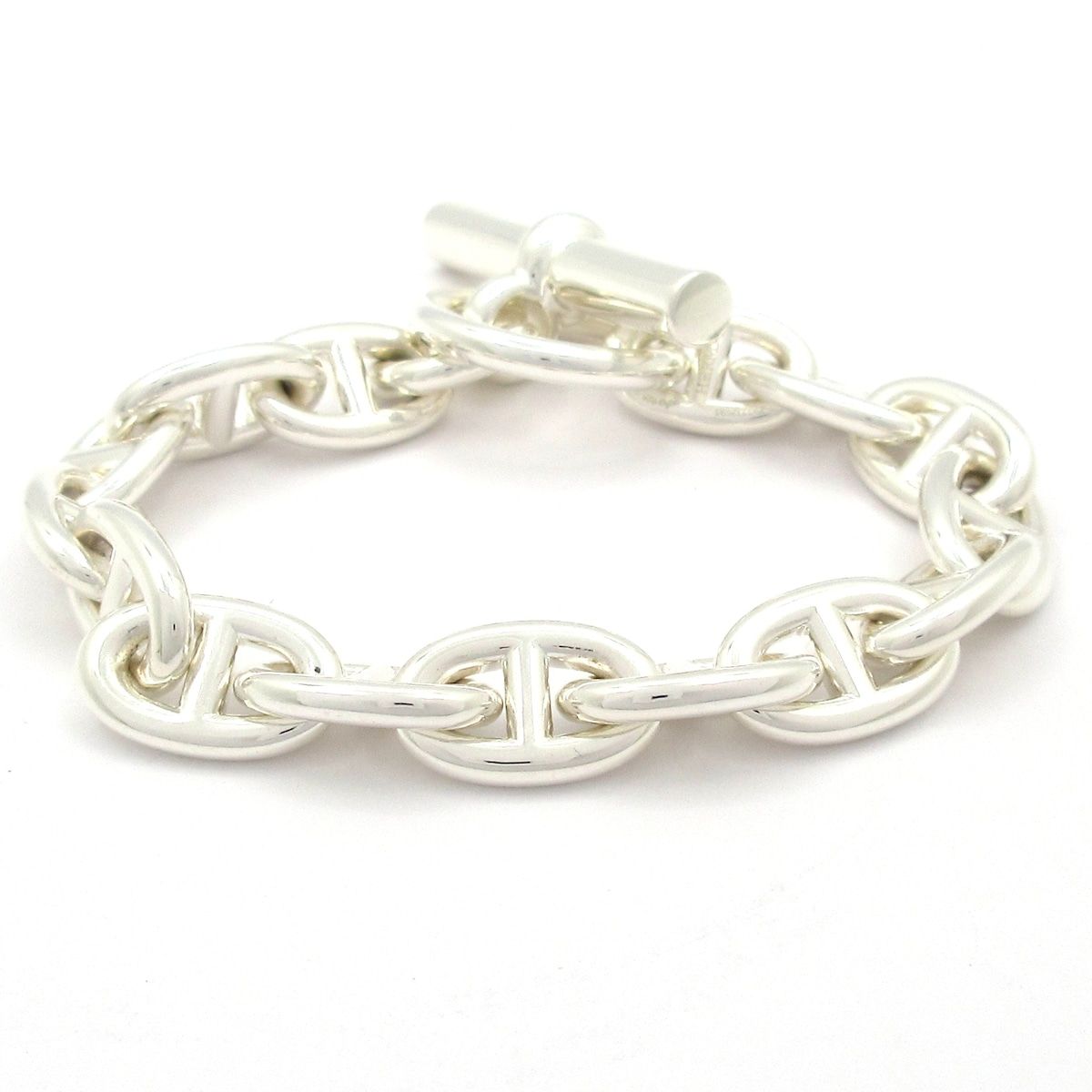 Hermes Bracelet Chaine D'ancre PM Silver 15 Pieces