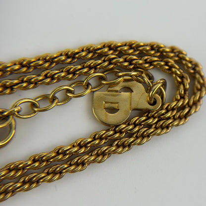 Dior Necklace Gold Vintage — view 7