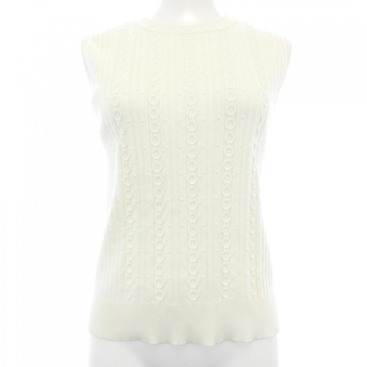 Hermes Knit Sweater White