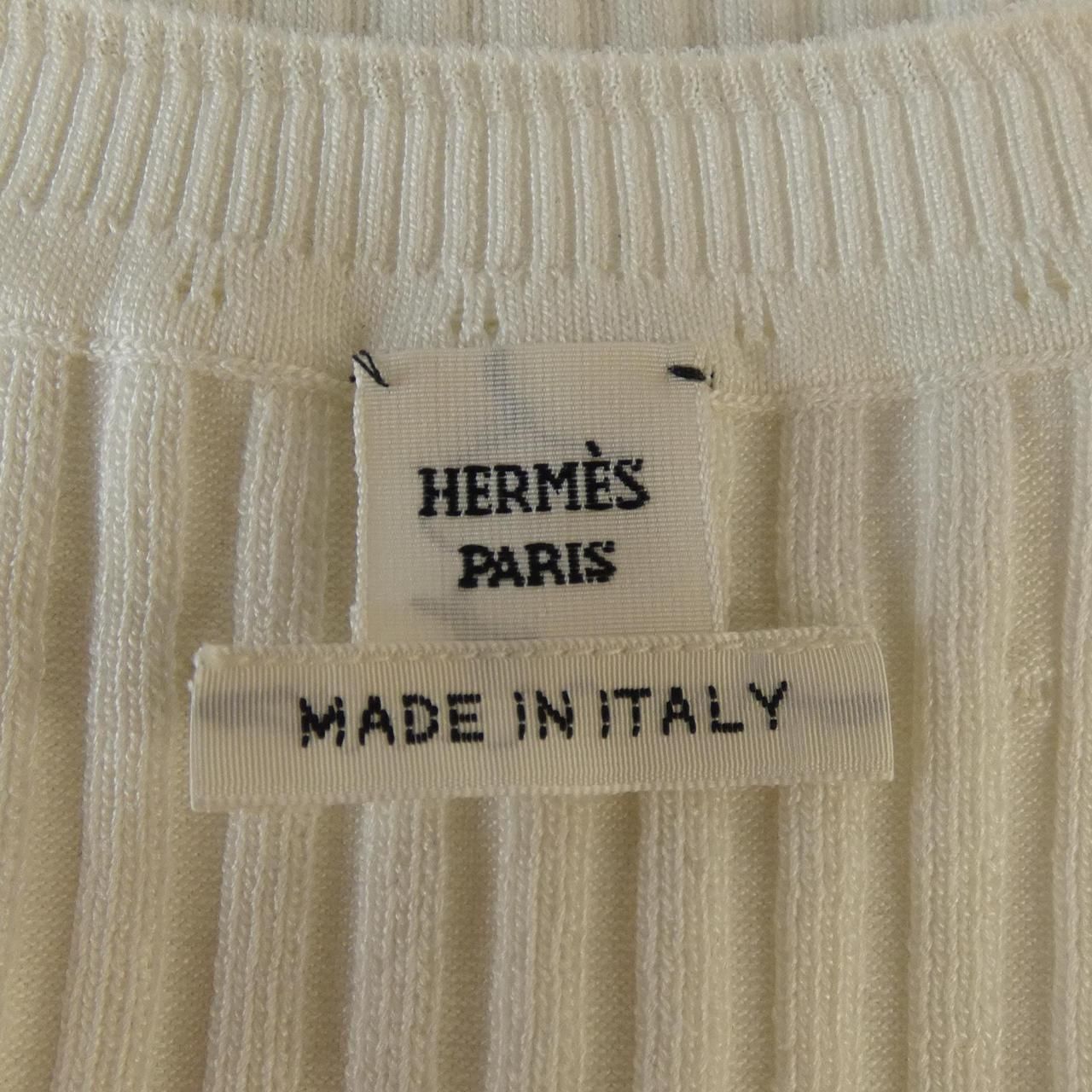 Hermes Knit Sweater White — view 5