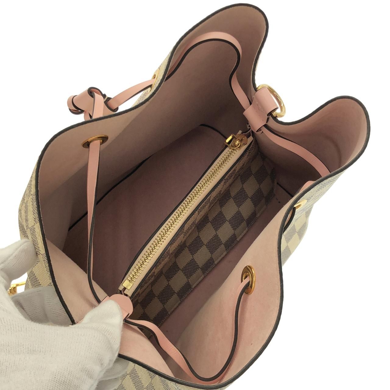Louis Vuitton Damier Azur Neo Noe Shoulder Bag — view 8