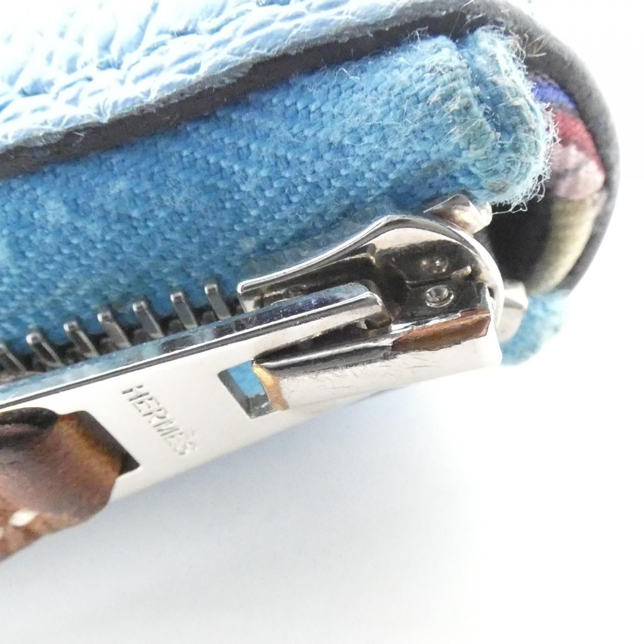 Hermes Fantage Botanic Silk in Classic Wallet — view 5