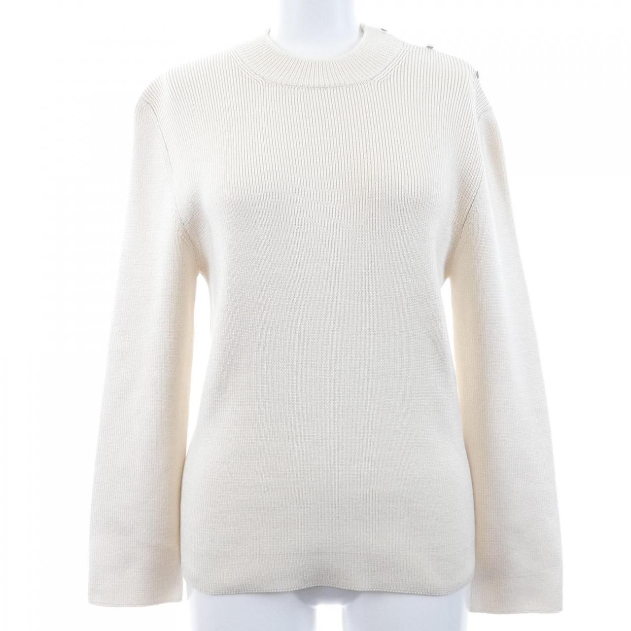 Hermes Knit Sweater White