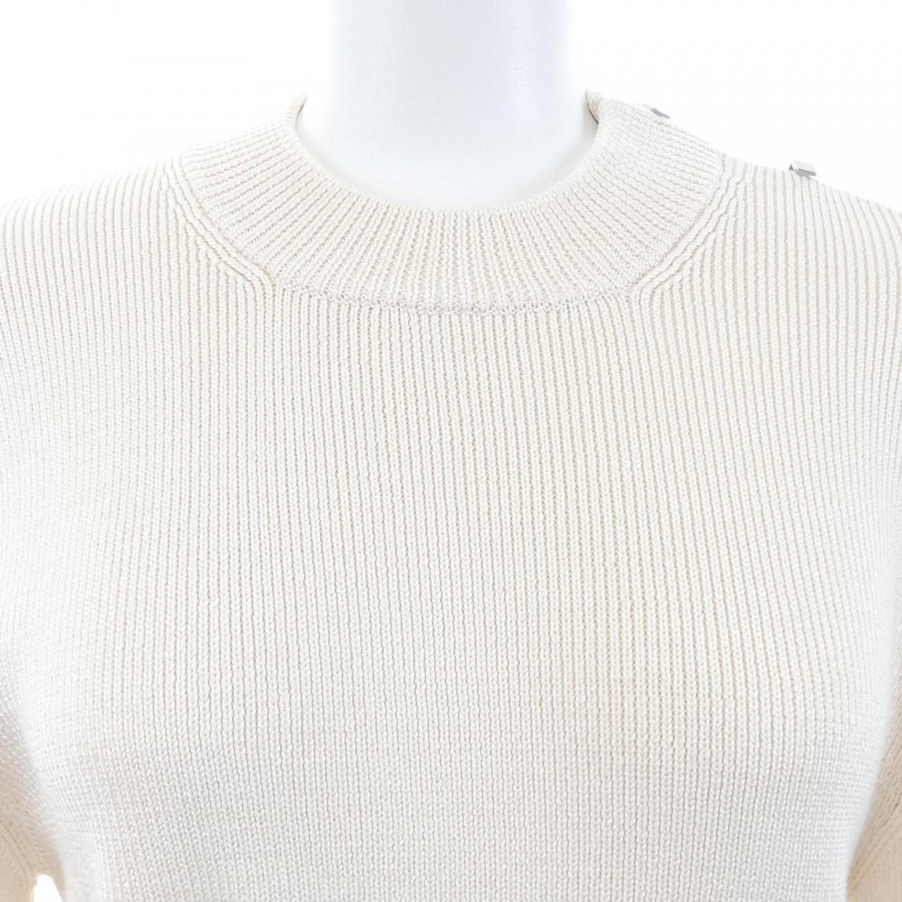 Hermes Knit Sweater White — view 5