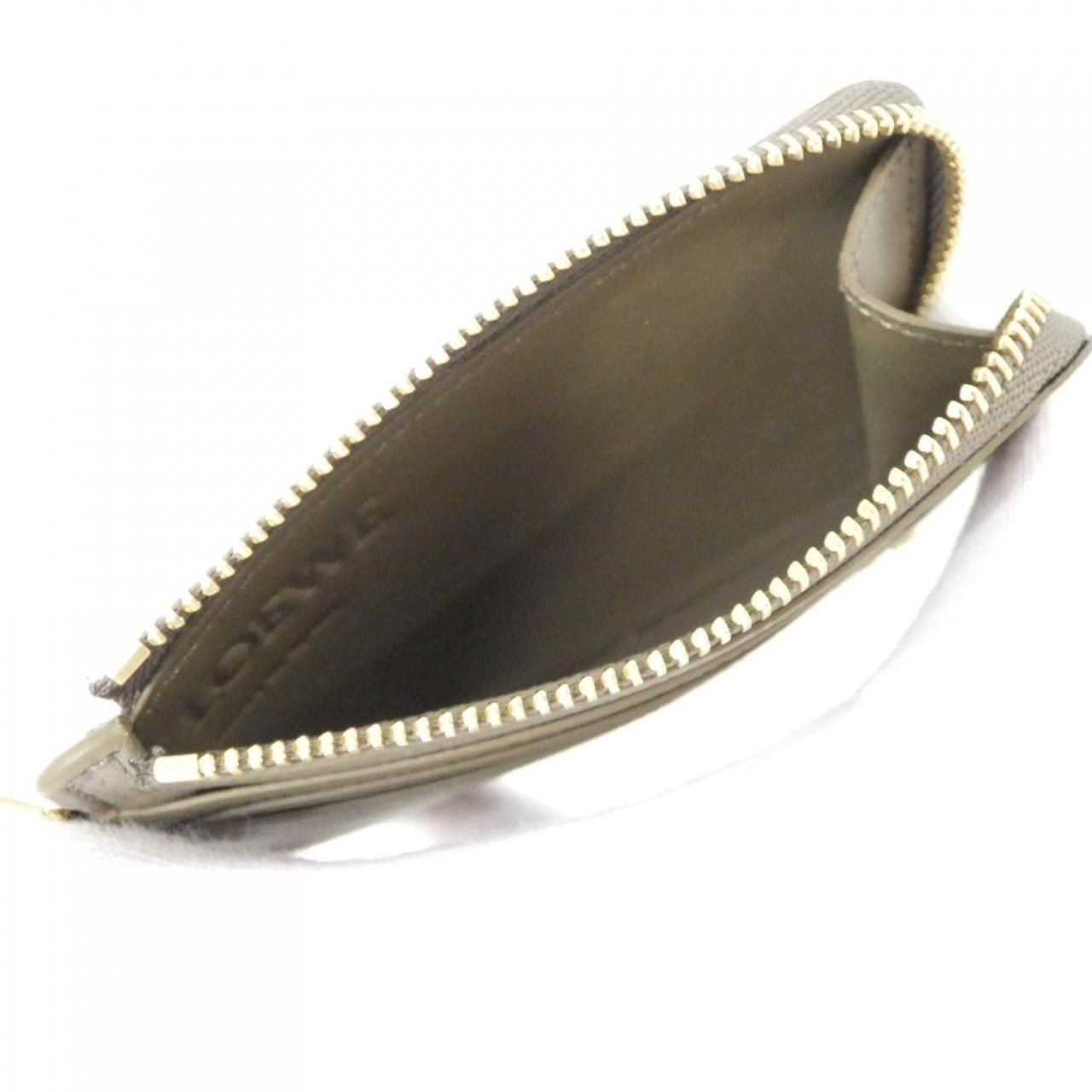 Loewe Coin Case Coin Purse Beige — view 4