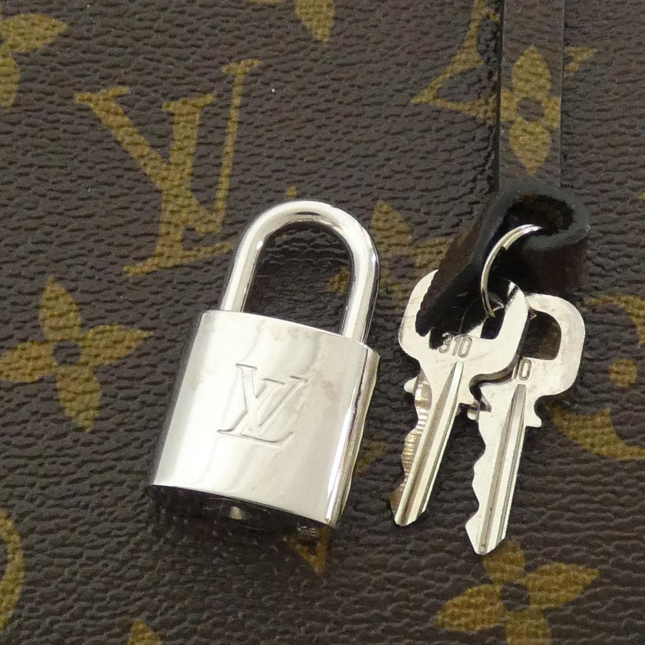 Louis Vuitton Shiny Monogram Alma PM Bag — view 3