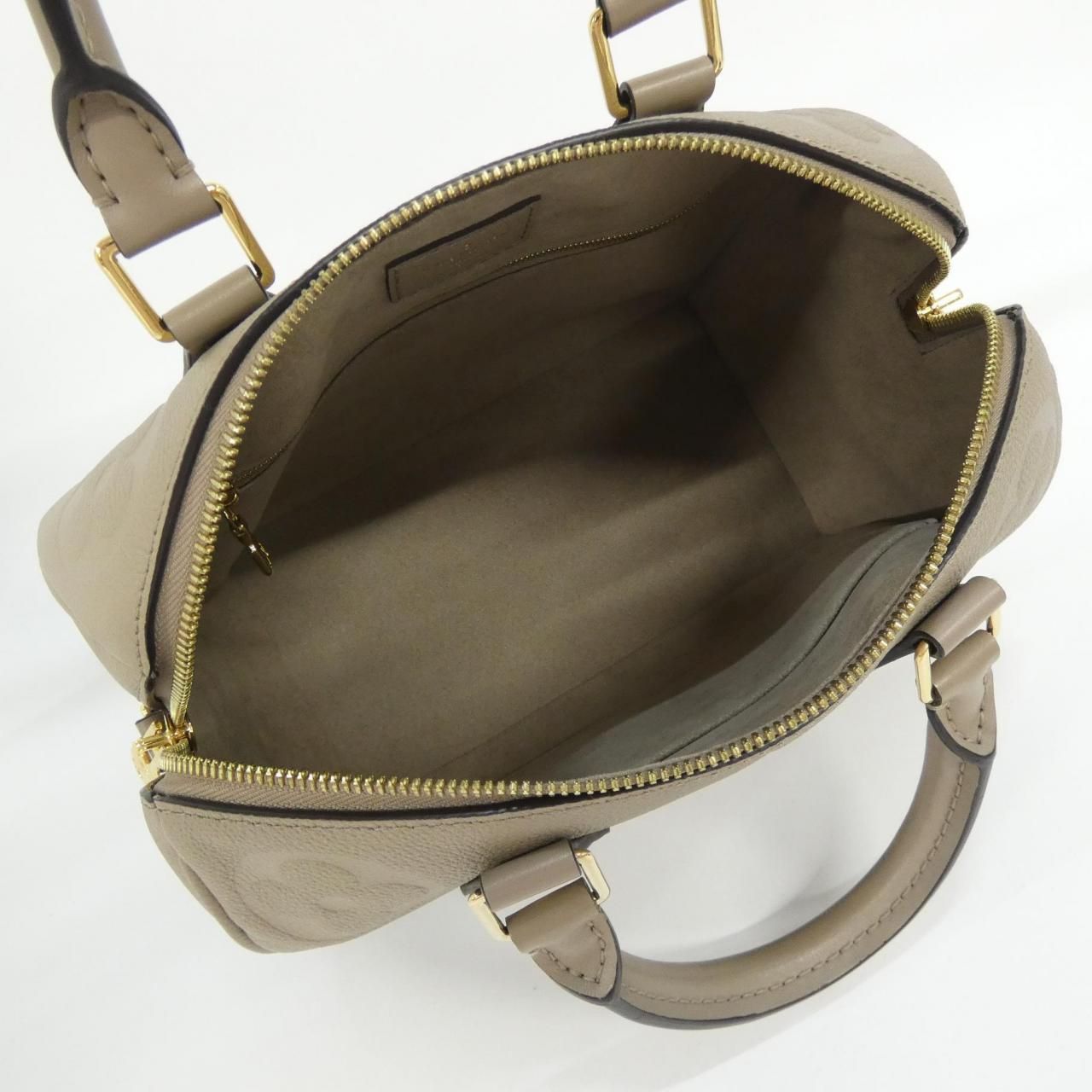 Louis Vuitton Monogram Empreinte Speedy Bandouliere 25 cm Boston Bag — view 6