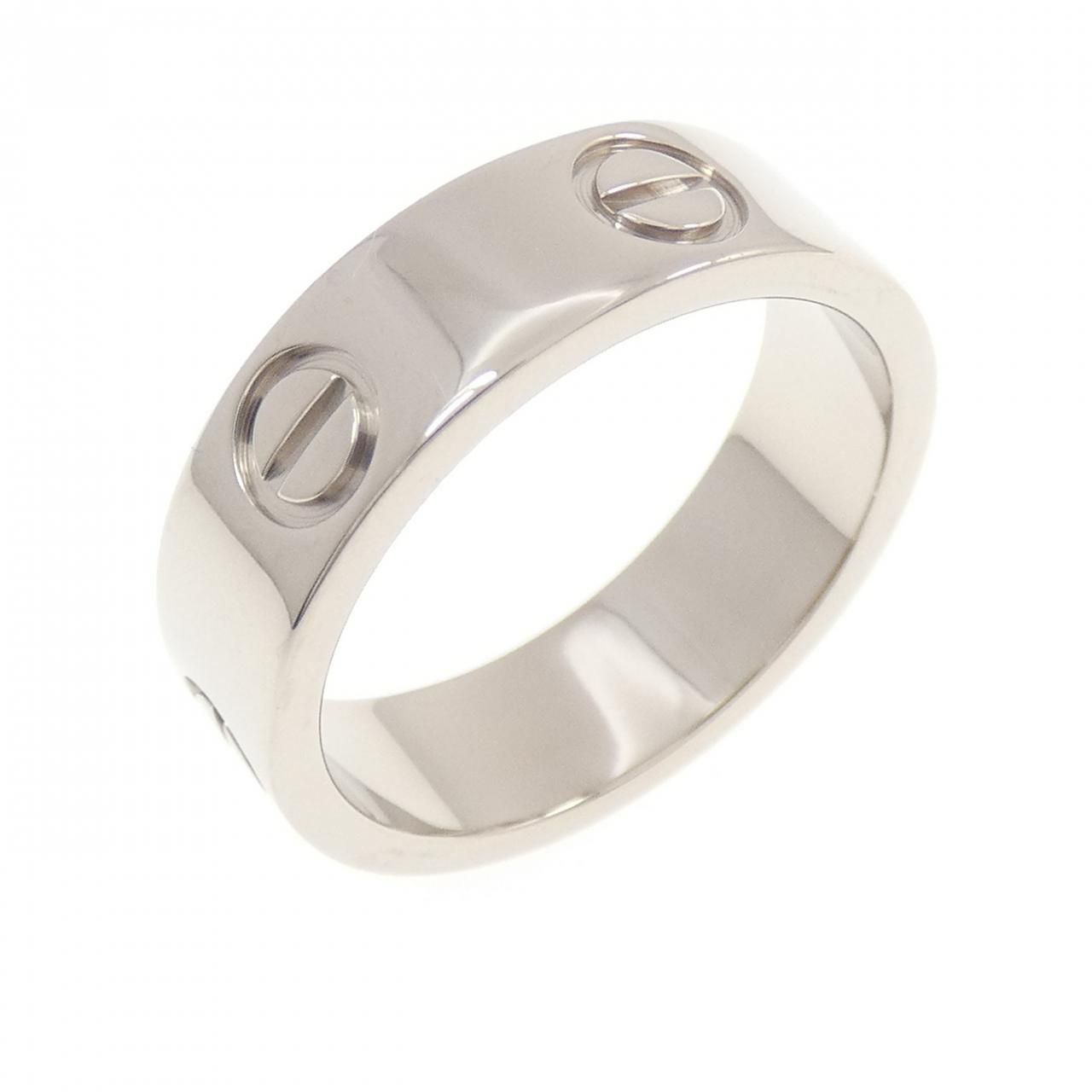 Cartier Love Ring White Gold