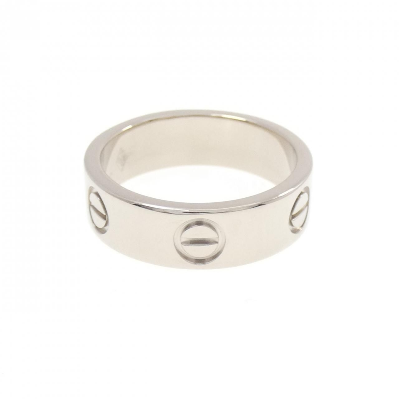 Cartier Love Ring White Gold