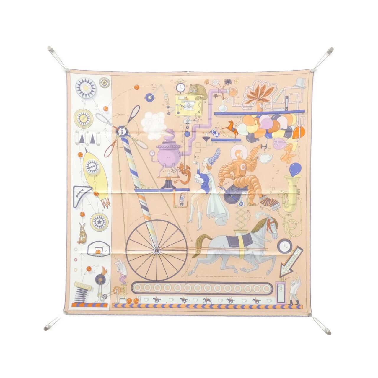 Hermes Tea for Two Carre Scarf