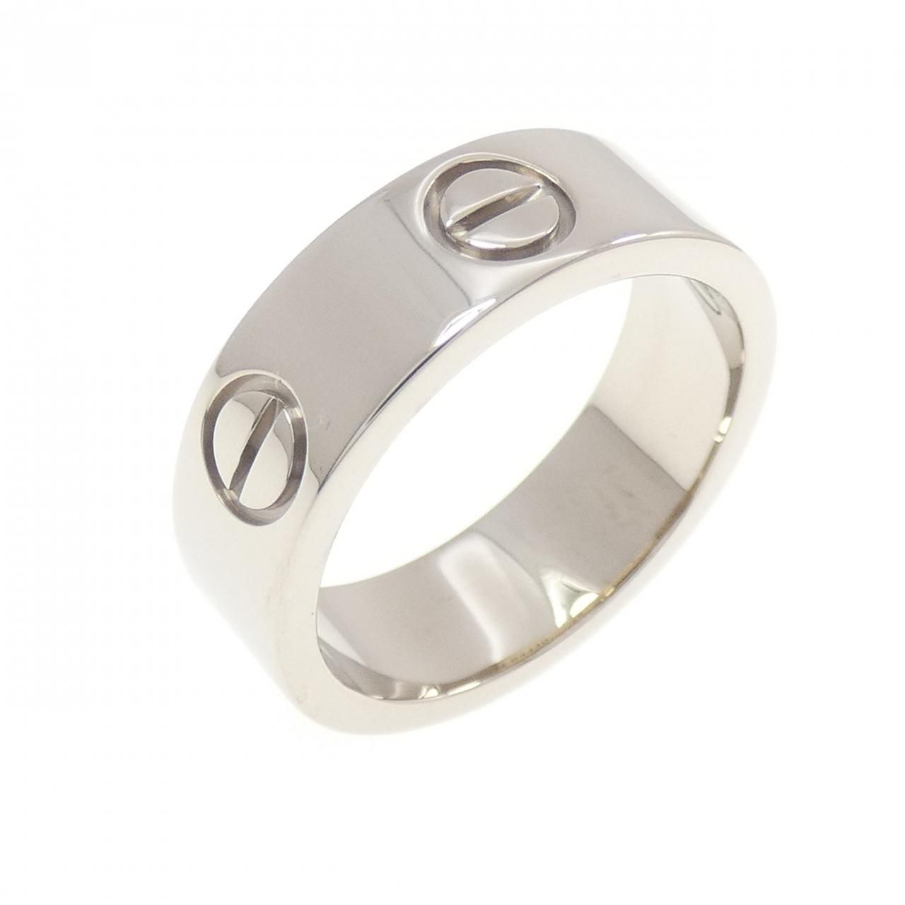 Cartier Love Ring White Gold