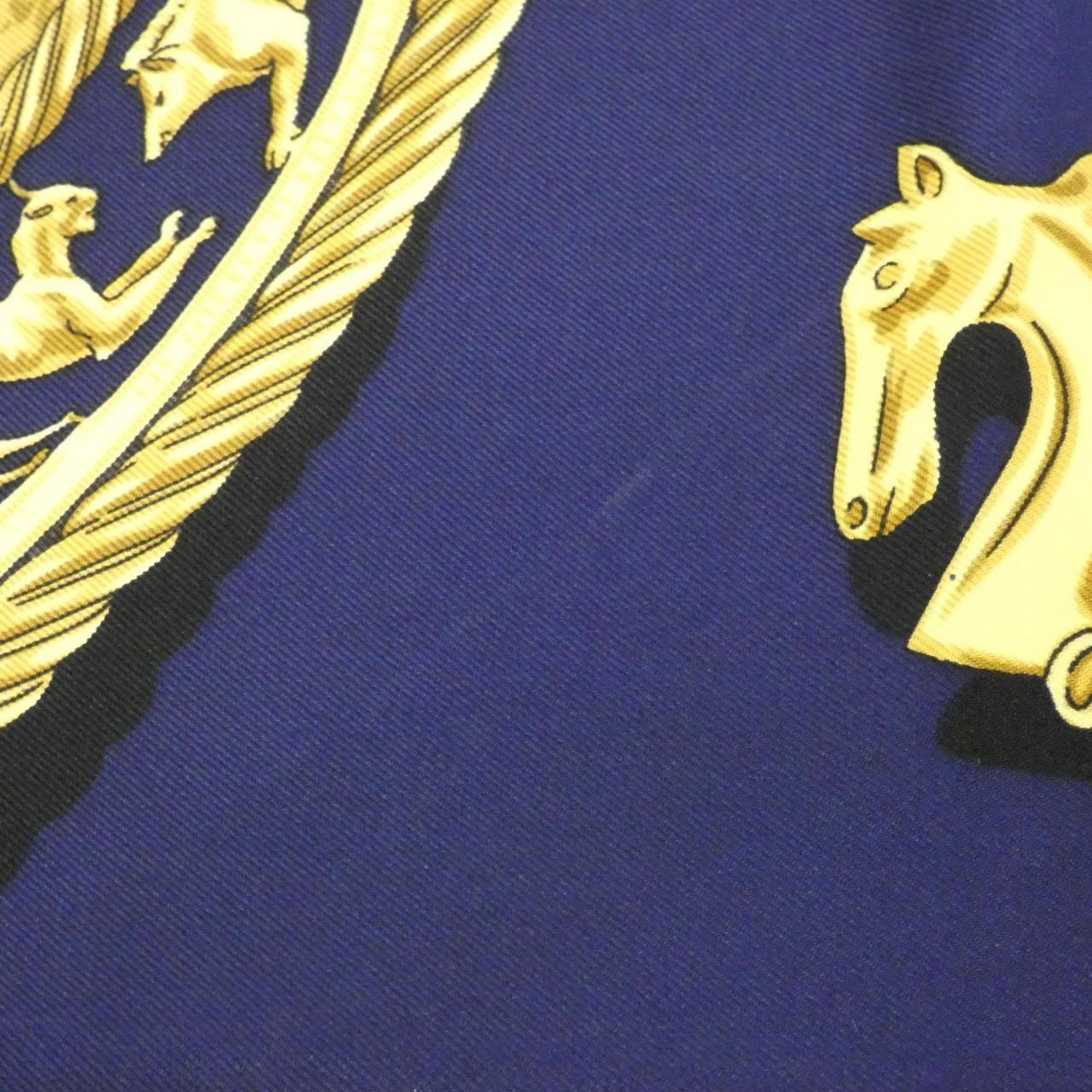 Hermes les Cavaliers D'or Carre Scarf — view 4