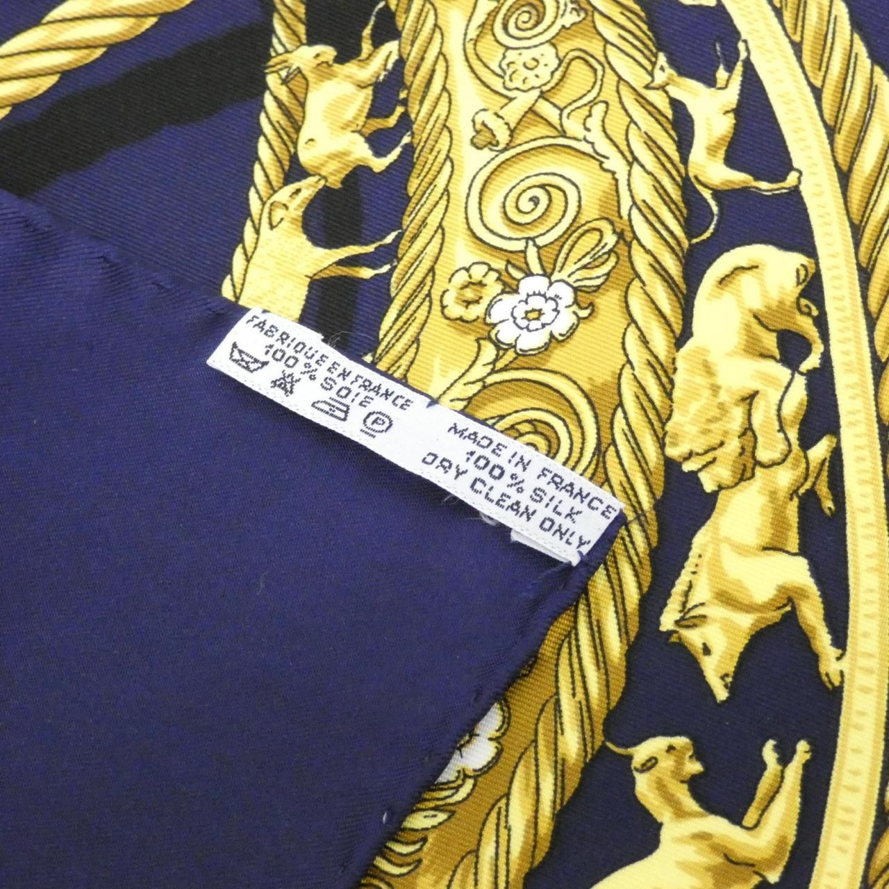 Hermes les Cavaliers D'or Carre Scarf — view 5