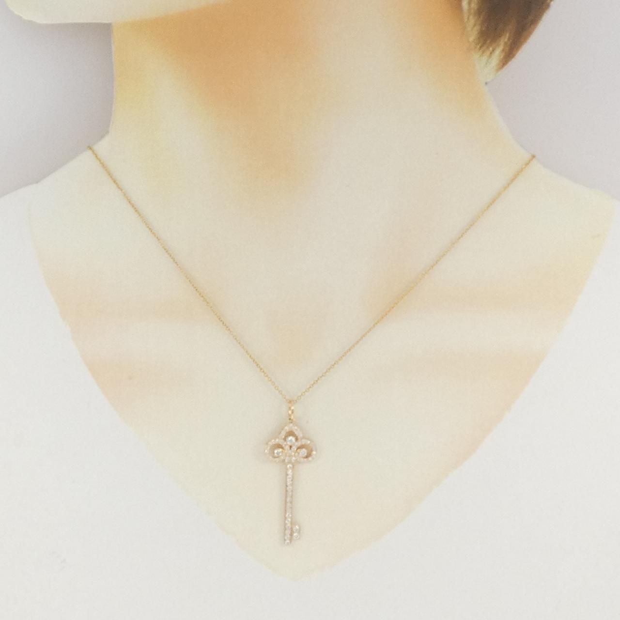 Tiffany & Co Fleur Doris Key Necklace — view 6