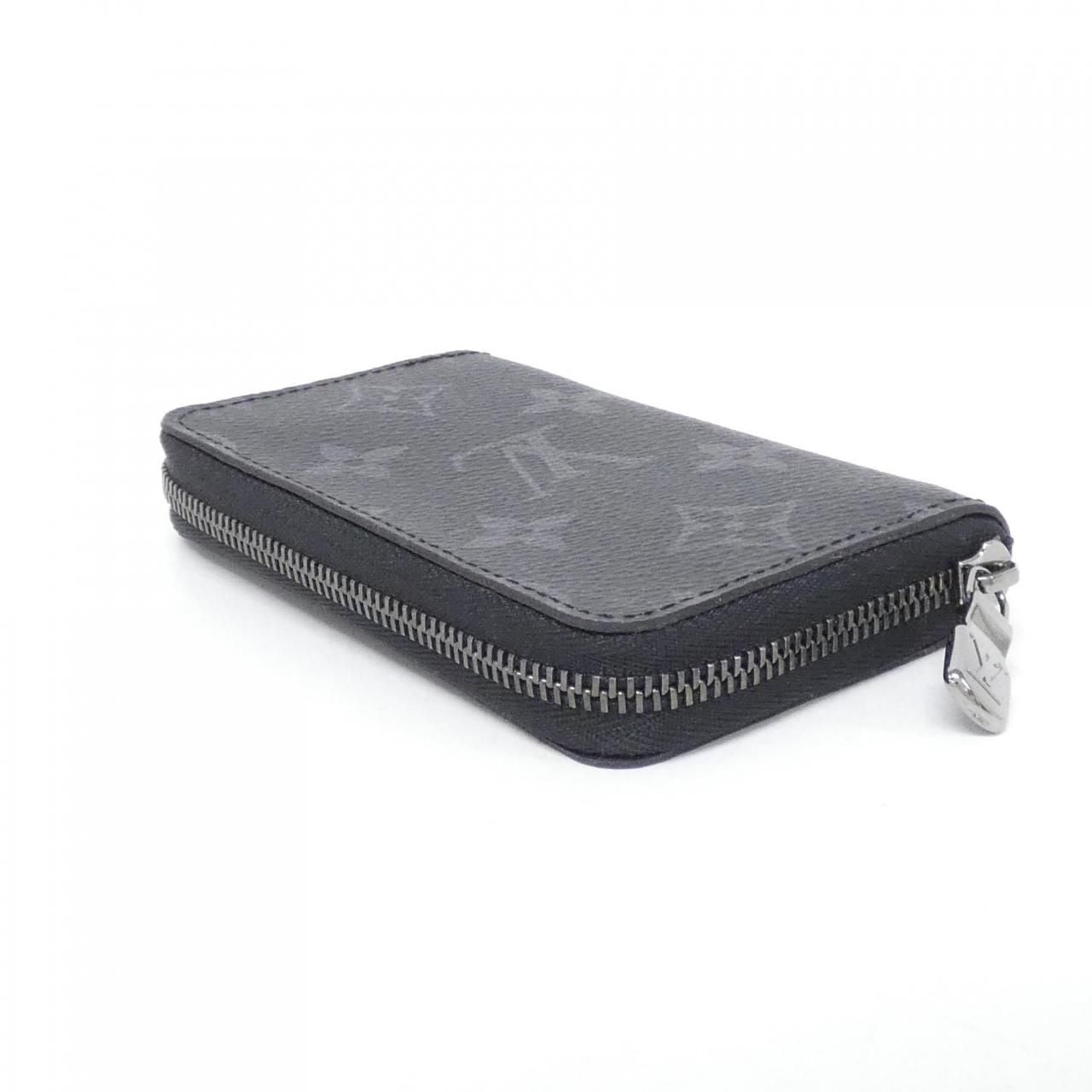 Louis Vuitton Monogram Eclipse Zippy Coin Purse Vertical Case — view 2