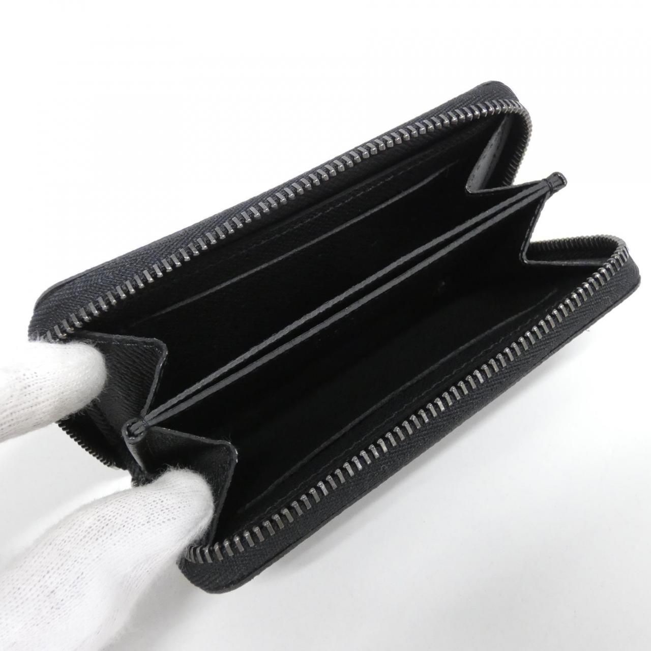 Louis Vuitton Monogram Eclipse Zippy Coin Purse Vertical Case — view 4