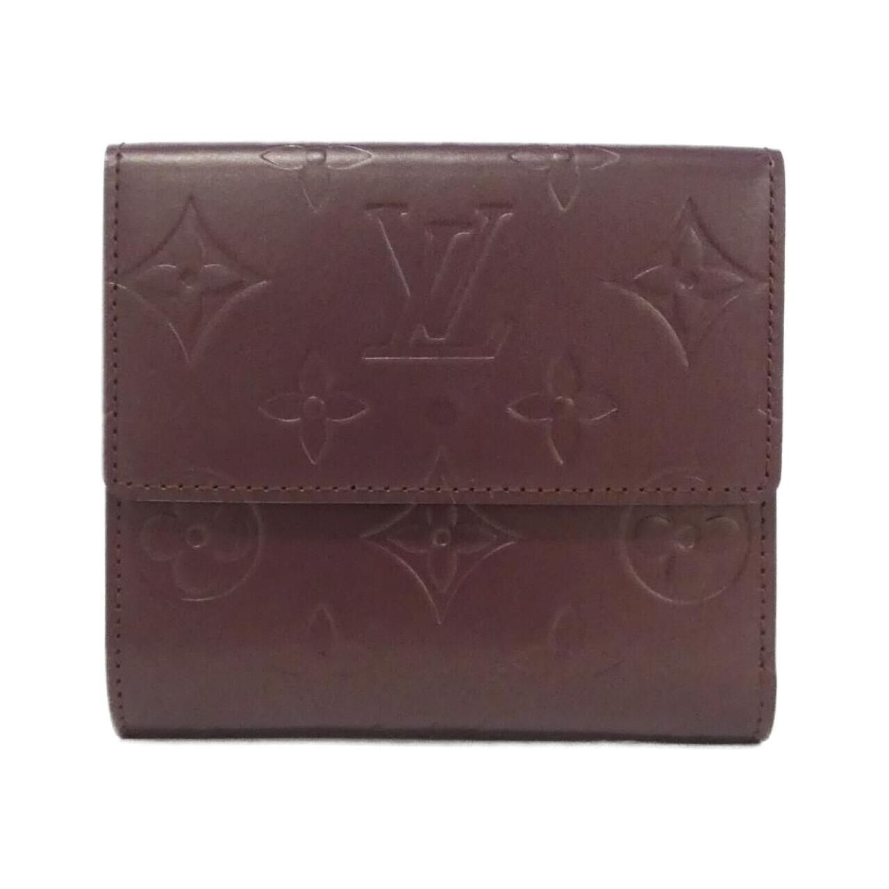 Louis Vuitton Monogram Matte Porte Billets Cult Cles Monet Wallet — view 2