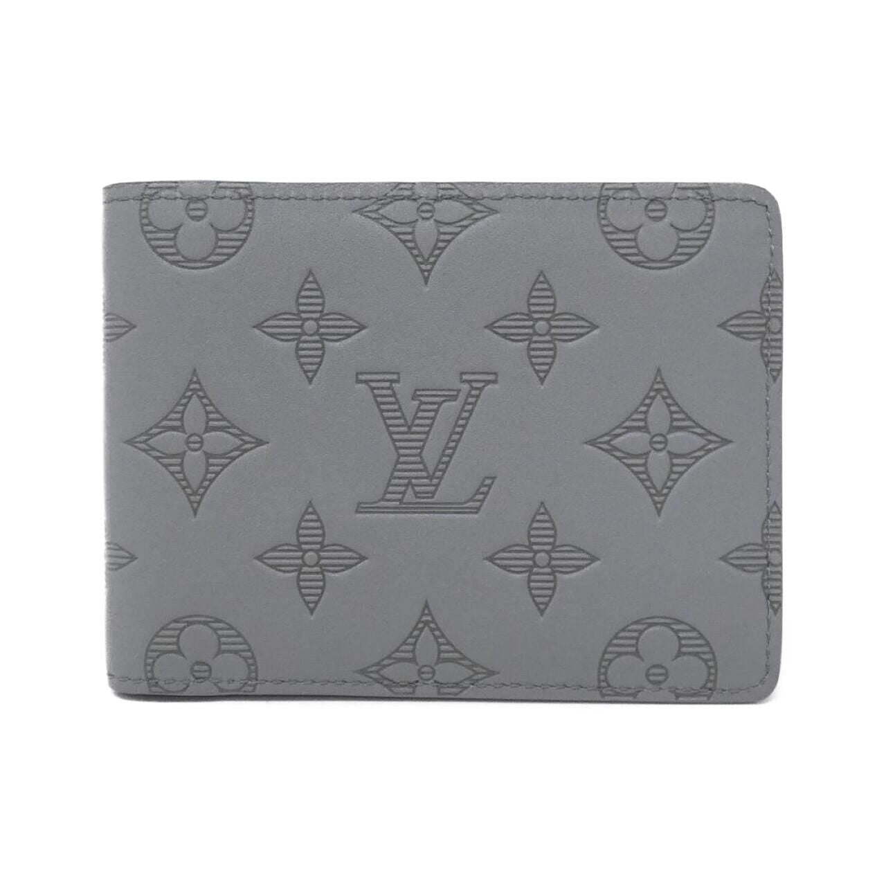 Louis Vuitton Monogram Shadow Portefeuille Multiple Billfold Wallet