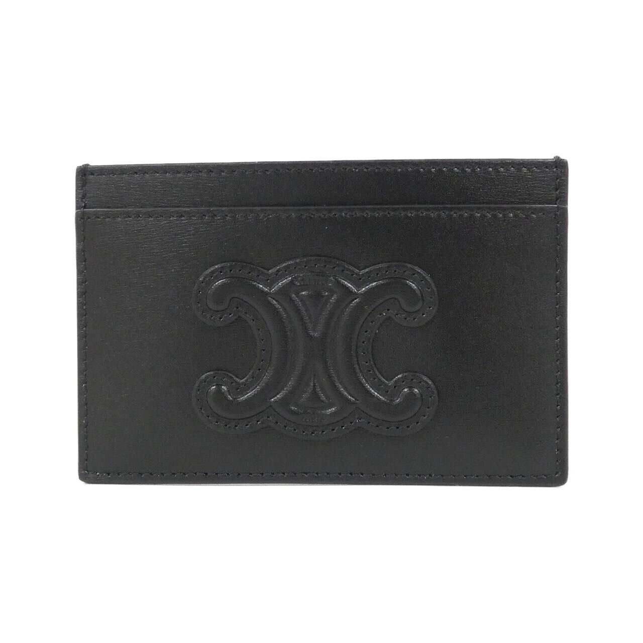 Celine Card Case Card Holders Black