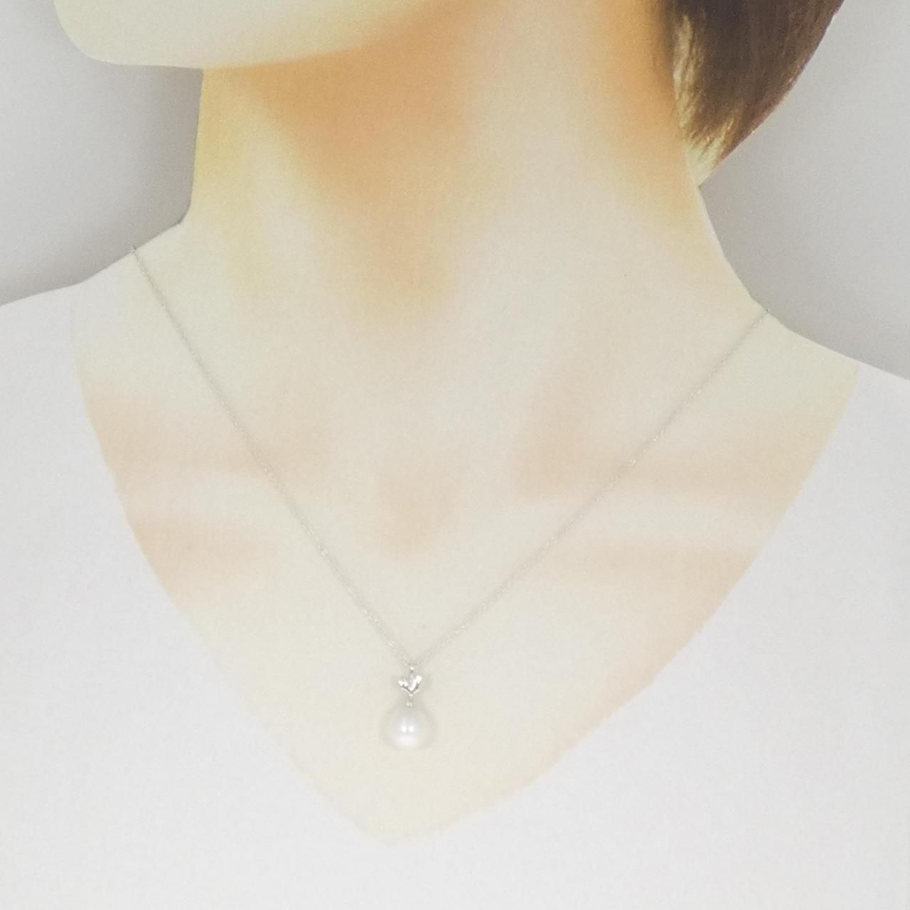 Tiffany & Co Olive Leaf Pearl Necklace — view 5