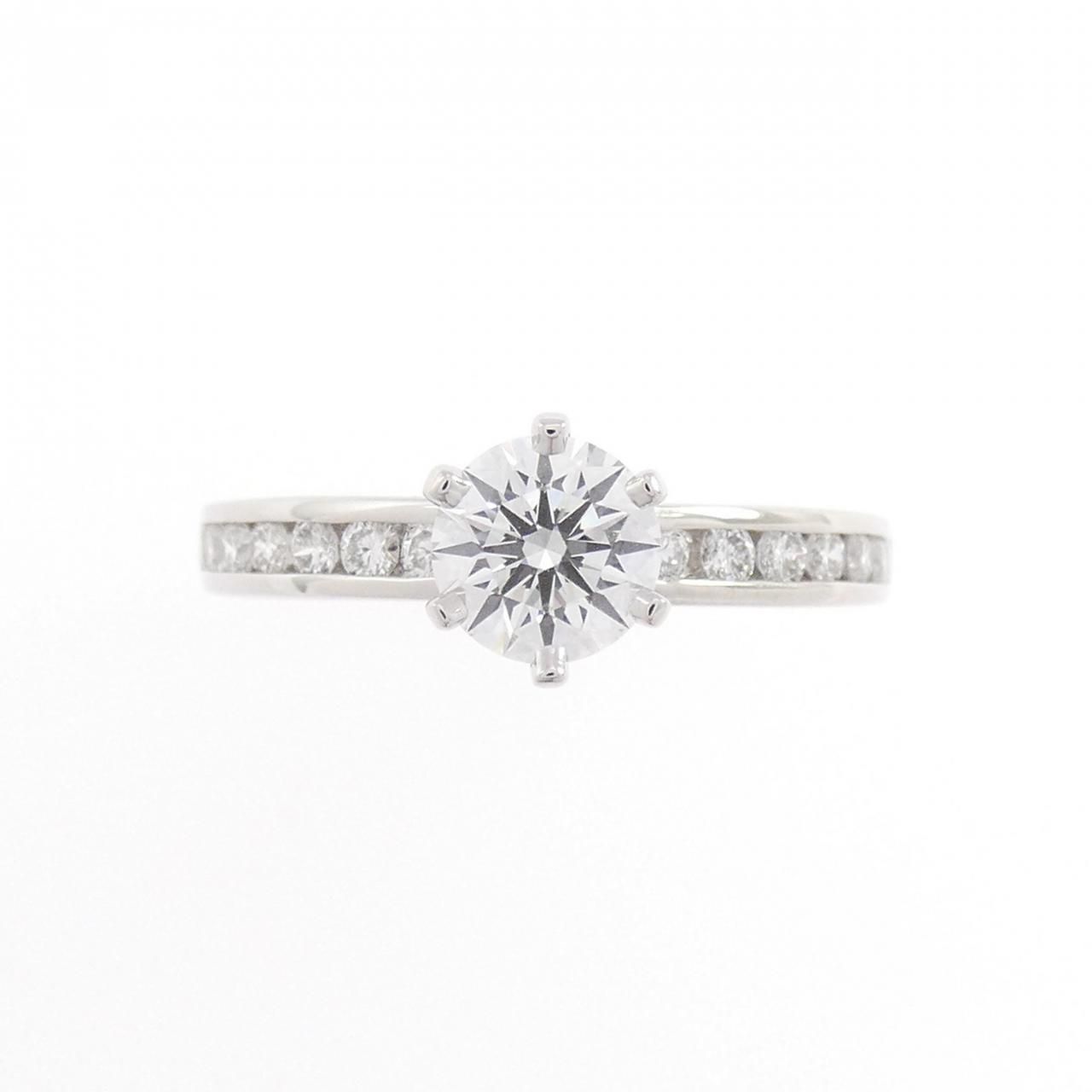 Tiffany & Co Solitaire Channel Setting Ring — view 2
