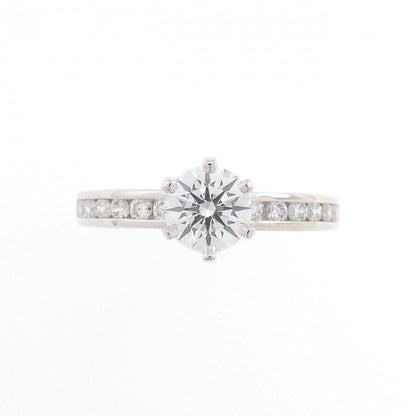 Tiffany & Co Solitaire Channel Setting Ring — view 2