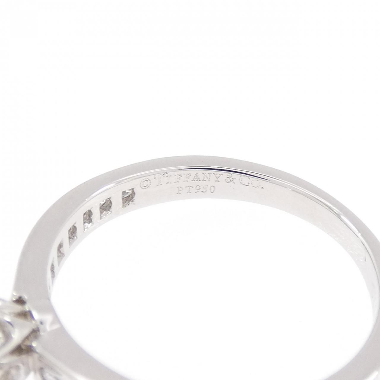 Tiffany & Co Solitaire Channel Setting Ring — view 4